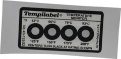 Tempil - 52/66/79/93°C Temp Indicating Label - Makers Industrial Supply