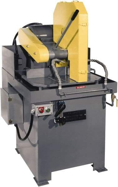 Kalamazoo - 20" Blade Diam, 1" Arbor Hole, Straight Chop & Cutoff Saw - 1,550 RPM, 20 hp, 220/440 Volts, 3 Phase - Makers Industrial Supply