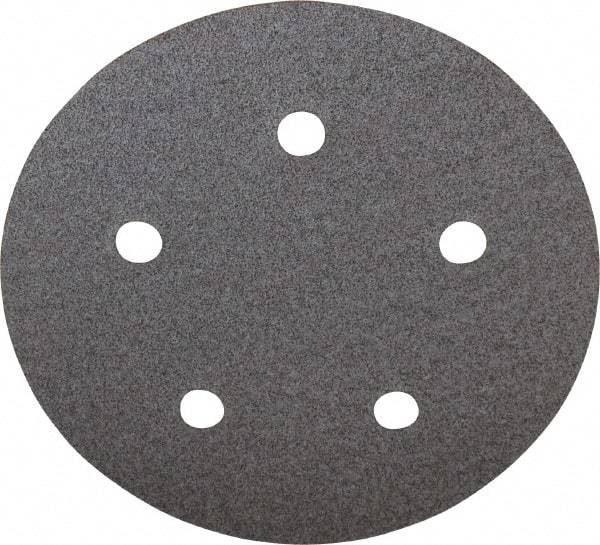 Norton - 5" Diam, 80 Grit, Aluminum Oxide Hook & Loop Disc - Medium Grade, Coated, B Weight Paper Backing, Series A275 - Makers Industrial Supply