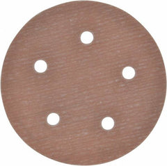 Norton - 5" Diam, 800 Grit, Aluminum Oxide Hook & Loop Disc - Extra Fine Grade, Coated, B Weight Paper Backing, Series A275 - Makers Industrial Supply