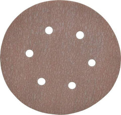 Norton - 6" Diam, 1,000 Grit, Aluminum Oxide Hook & Loop Disc - Super Fine Grade, Coated, B Weight Paper Backing, Series A275 - Makers Industrial Supply