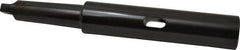 Scully Jones - MT5 Inside Morse Taper, MT5 Outside Morse Taper, Extension Sleeve - Hardened & Ground Throughout, 11-1/16" Projection, 2.38" Body Diam - Exact Industrial Supply