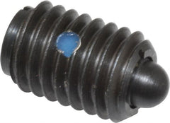 TE-CO - 1/2-13, 3/4" Thread Length, 0.151" Plunger Projection, Steel Threaded Spring Plunger - Makers Industrial Supply