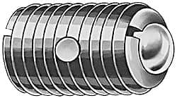 TE-CO - 8-36, 0.093" Ball Diam, 11/32" Body Length, 0.025" Max Ball Reach, Threaded Ball Plunger - Makers Industrial Supply