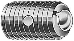 TE-CO - 8-36, 0.093" Ball Diam, 11/32" Body Length, 0.025" Max Ball Reach, Threaded Ball Plunger - Makers Industrial Supply