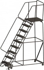 Ballymore - Rolling & Wall Mounted Ladders & Platforms Type: Rolling Warehouse Ladder Style: Rolling Safety Ladder - Makers Industrial Supply