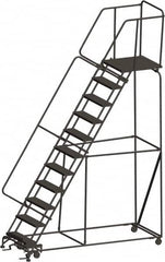 Ballymore - Rolling & Wall Mounted Ladders & Platforms Type: Rolling Warehouse Ladder Style: Rolling Safety Ladder - Makers Industrial Supply