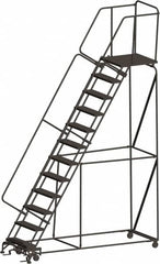 Ballymore - Rolling & Wall Mounted Ladders & Platforms Type: Rolling Warehouse Ladder Style: Rolling Safety Ladder - Makers Industrial Supply