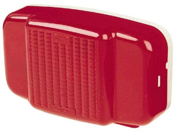 Peterson - 8-13/16" Long x 5-1/16" Wide Red Towing Lights - 12 Volt, Plastic - Makers Industrial Supply