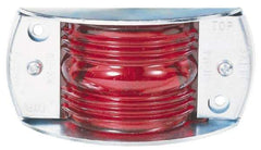 Peterson - 4-1/2" Long x 2-3/16" Wide, Amber Lens & Reflector - Steel, 12 Volt - Makers Industrial Supply