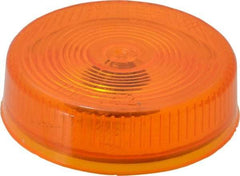 Peterson - 2-1/2" Diam, Amber Lens & Reflector - Plastic, 12 Volt - Makers Industrial Supply