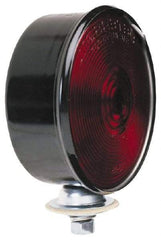 Peterson - 4-1/4" Diam, Red Lens & Reflector - Plastic - Makers Industrial Supply