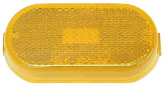 Peterson - 4-1/8" Long x 2" Wide, Amber Lens & Reflector - Plastic, 12 Volt - Makers Industrial Supply