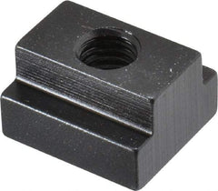 TE-CO - 1/2-13 Blind Tapped T Slot Nut - 11/16" Slot Width, 1-1/8 x 7/16" Base Width x Height, 1-1/4 x 3/4" OAL x Height - Makers Industrial Supply