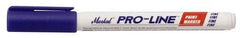 Markal - Blue Liquid Enamel-Based Paint Marker - Fine Tip, Alcohol Base Ink - Makers Industrial Supply