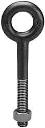 Gibraltar - 2,100 Lb Capacity, Steel, 1/2 Thread, Lifting Eye Bolt - Partially Threaded, 4-1/2" Shank, 2" Thread Length, No Shoulder - Makers Industrial Supply