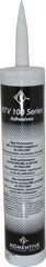 Momentive Performance Materials - 10.1 oz Tube Silver RTV Silicone Joint Sealant - 400°F Max Operating Temp, 20 min Tack Free Dry Time, 24 hr Full Cure Time, Series RTV100 - Makers Industrial Supply