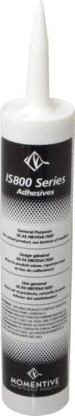 Momentive Performance Materials - 10.1 oz Tube Black RTV Silicone Joint Sealant - -50 to 200°C Operating Temp, 25 min Tack Free Dry Time, 24 hr Full Cure Time, Series IS800 - Makers Industrial Supply