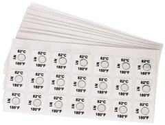 Tempil - 54°C Temp Indicating Label - 1 Rating - Makers Industrial Supply