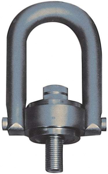 Jergens - 550 Lb Load Capacity Safety Engineered Center Pull Hoist Ring - 5 Ft/Lb Torque, 1/4 - 20 Thread, Alloy Steel - Makers Industrial Supply