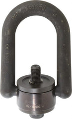 American Drill Bushing - 7,000 Lbs. Load Capacity, 5.1 Inch Wide x 7.37 Inch High x 3.57 Inch Opening, Extra Duty Center Pull Hoist Ring - Exact Industrial Supply