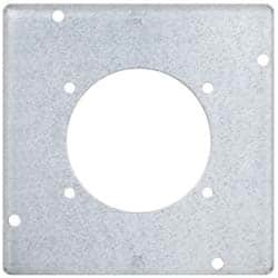 Cooper Crouse-Hinds - Electrical Outlet Box Steel Square Surface Cover - Makers Industrial Supply