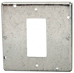 Cooper Crouse-Hinds - Electrical Outlet Box Steel Square Surface Cover - Makers Industrial Supply