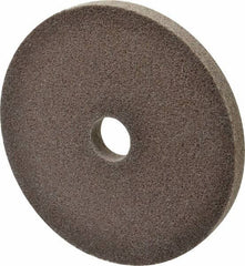 3M - 6" Diam, 1/2" Face Width, 1" Center Hole, Fine Grade, Aluminum Oxide Deburring Wheel - Unitized, Medium Density 5 Grade, 7,500 RPM - Makers Industrial Supply