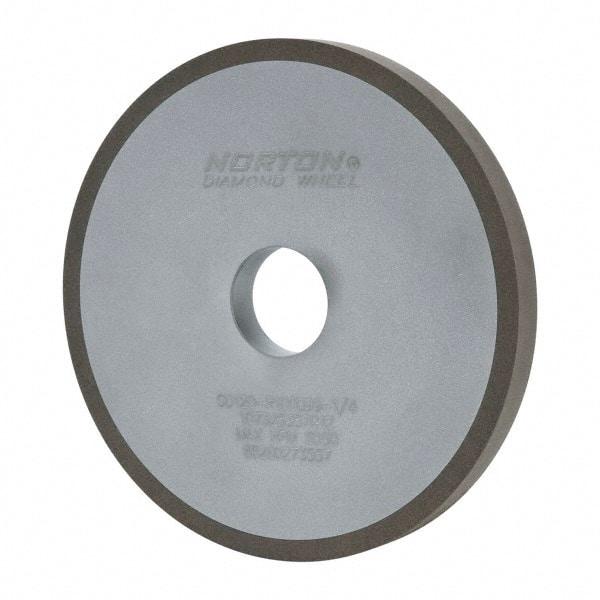 Norton - 6" Diam x 1-1/4" Hole x 1/2" Thick, 120 Grit Surface Grinding Wheel - Diamond, Type 1A1, Fine Grade, Resinoid Bond - Makers Industrial Supply