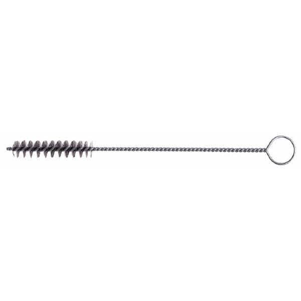 Red Head - 4" Long x 1/2" Diam Nylon Spiral Brush - Makers Industrial Supply