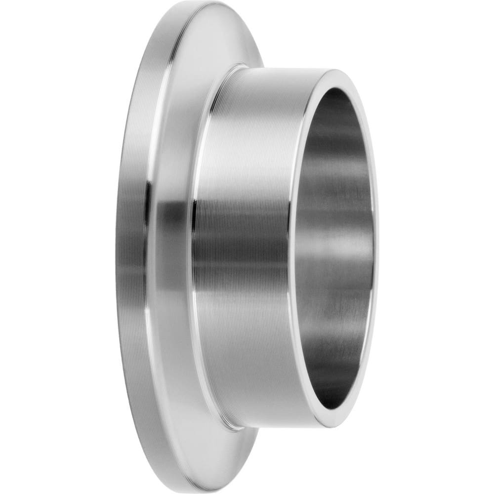 Metal Vacuum Tube Fittings; Material: Stainless Steel; Fitting Type: Socket Adapter; Tube Outside Diameter: 1.000; Fitting Shape: Straight; Connection Type: Quick-Clamp; Socket; Maximum Vacuum: 0.0000001 torr at 72 Degrees F; Thread Standard: None; Flange