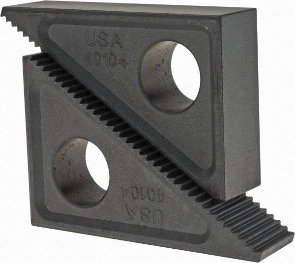 TE-CO - 2 Piece, 2-1/2 to 6" Height Adjustment, Steel Step Block - 1/16" Step Depth, 1/8" Step Elevation, 1" Width, 3-3/4" Base Depth, 2-15/32" Height - Makers Industrial Supply