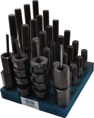 TE-CO - 41 Piece, 3/4-10 Stud, T Nut & Stud Kit - 3, 4, 5, 6, 7, 8" Stud Lengths - Makers Industrial Supply