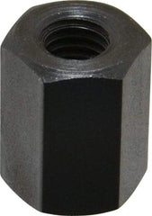 TE-CO - M8x1.25 Metric Coarse, 19mm OAL Steel Standard Coupling Nut - Black Oxide Coated, 14mm Width Across Flats - Makers Industrial Supply