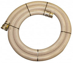 Alliance Hose & Rubber - -10 to 130°F, 6" Inside x 6.8" Outside Diam, PVC Liquid Suction & Discharge Hose - Clear, 20' Long, 28 Vacuum Rating, 45 psi Working Pressure - Makers Industrial Supply