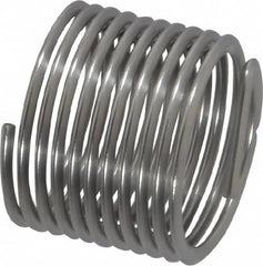 Heli-Coil - M14x1.25 Metric Fine, 3/4" OAL, Free Running Helical Insert - Tanged, Stainless Steel - Exact Industrial Supply