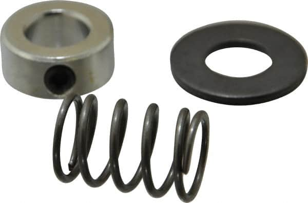 TE-CO - 5/8" Size, Black Oxide Coated Washer Clamp Support - Includes Shaft Collar, Spring & Washer - Makers Industrial Supply