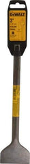 DeWALT - 3" Head Width, 12" OAL, 1" Shank Diam, Scaling Chisel - SDS Max Drive, SDS Max Shank, Steel - Makers Industrial Supply