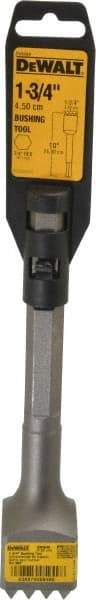 DeWALT - 1-3/4" Head Width, 10" OAL, 1" Shank Diam, Bushing Tool Chisel - Hex Shank, Steel - Makers Industrial Supply