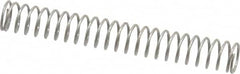 Made in USA - 1/4" OD, 0.022" Wire, Compression Spring - 1.81 Lb Spring Rating - Makers Industrial Supply