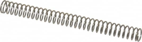 Made in USA - 1/4" OD, 0.026" Wire, Compression Spring - 1.82 Lb Spring Rating - Makers Industrial Supply