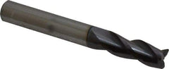 ProMax - 5/16", 3 Flute, Single End, Solid Carbide, 0.02" Corner Radius End Mill - 2-1/2" OAL, 35° Helix, Right Hand Flute, 3/4" LOC, Right Hand Cut - Makers Industrial Supply