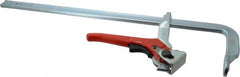 Bessey - 4-3/4" Deep Throat, 20" Max Capacity, Standard Sliding Arm Clamp - 1,200 Lb Clamping Pressure - Makers Industrial Supply