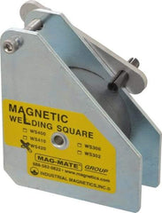 Mag-Mate - 3-3/4" Wide x 1-1/2" Deep x 4-3/8" High, Rare Earth Magnetic Welding & Fabrication Square - 150 Lb Average Pull Force - Makers Industrial Supply