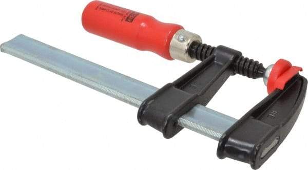 Bessey - 6" Capacity, 2-1/2" Throat Depth Steel Bar Clamp - 600 Lb Clamping Pressure - Makers Industrial Supply