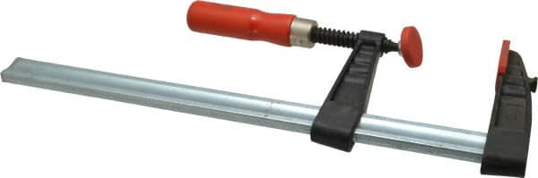 Bessey - 16" Capacity, 4-1/2" Throat Depth Steel Bar Clamp - 1,540 Lb Clamping Pressure - Makers Industrial Supply