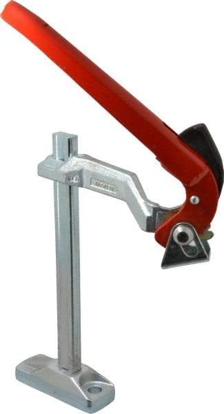 Bessey - 2,220 Lb Holding Capacity, 9.5" Max Opening Capacity, 2,220 Lb Clamping Pressure, Manual Hold Down Clamp - 12.6" Clamp Height, Mounting Holes, Steel - Makers Industrial Supply