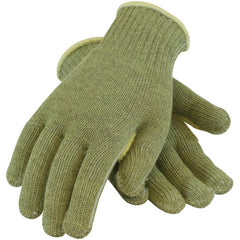 07-KA700/XL Gloves W/ACP Technology - Kevlar ACP 7 Gauge Seamless Knit H. Wgt - Polyester Lined - Green - Exact Industrial Supply