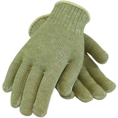 07-KA730/L Gloves W/ACP Technology - Kevlar ACP 7 Gauge Seamless Knit - M. Wgt - Kevlar Lined - Green - Exact Industrial Supply