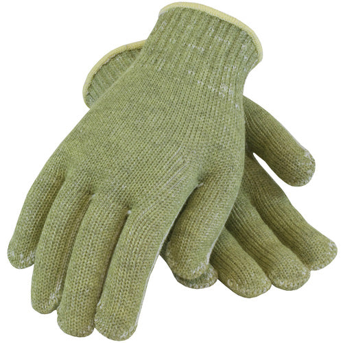 07-KA740/XL Gloves W/ACP Technology - Kevlar ACP 7 Gauge Seamless Knit - Econ. Wgt - Polyester Line - Green